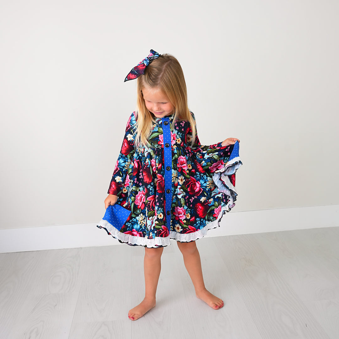 Aria BUTTON DRESS - Gigi and Max