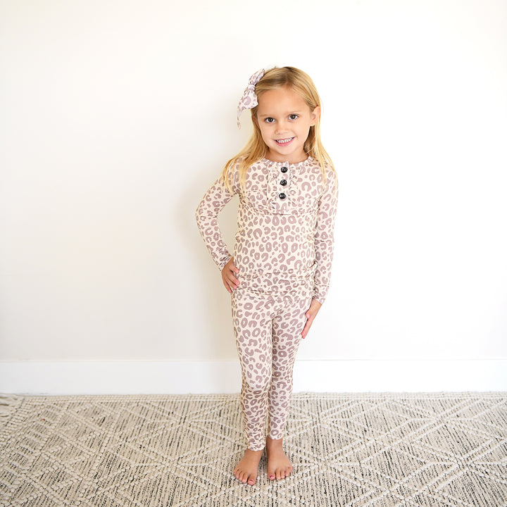 Amari Leopard RUFFLE TWO PIECE - Gigi and Max