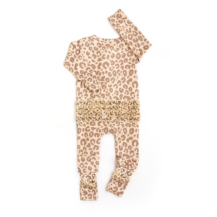Amari Leopard RUFFLE ZIP - Gigi and Max