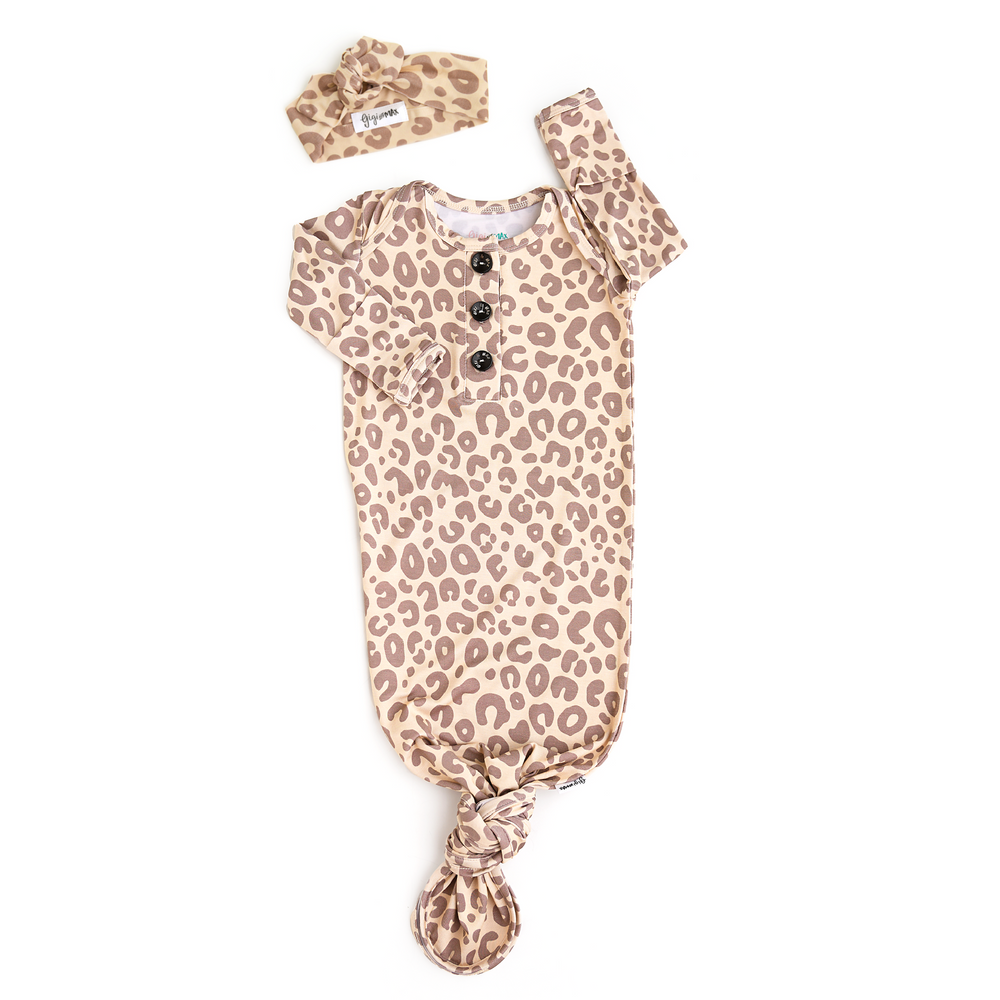 Amari Leopard GOWN - Gigi and Max