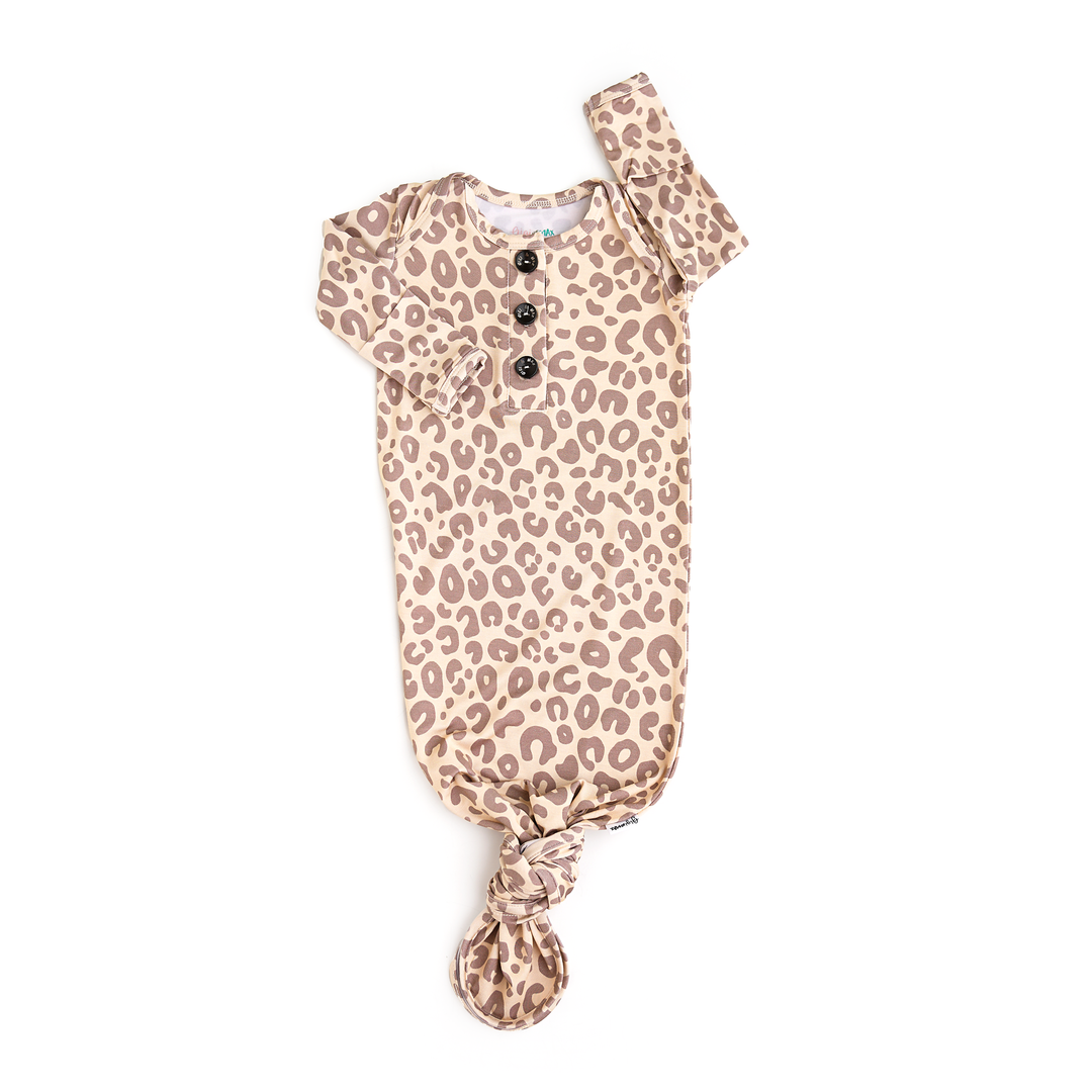 Amari Leopard GOWN - Gigi and Max