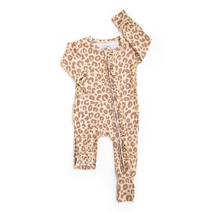 Amari Leopard RUFFLE ZIP - Gigi and Max