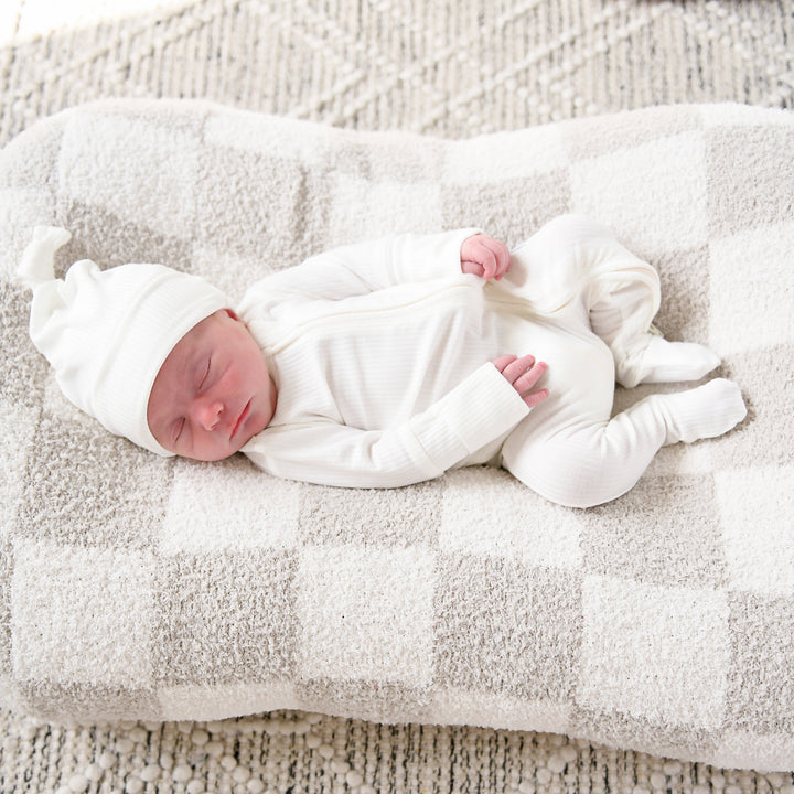 Charlie Ribbed KNOT HAT - Gigi and Max