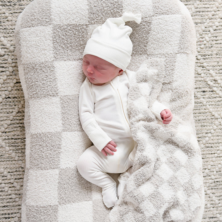 Charlie Ribbed ZIP Newborn - Gigi and Max