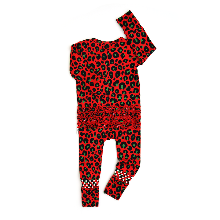 Chloe Leopard RUFFLE ZIP - Gigi and Max