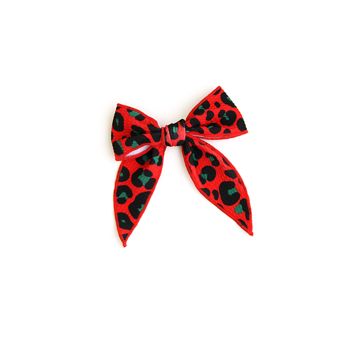 Chloe Leopard CLIP BOW - Gigi and Max