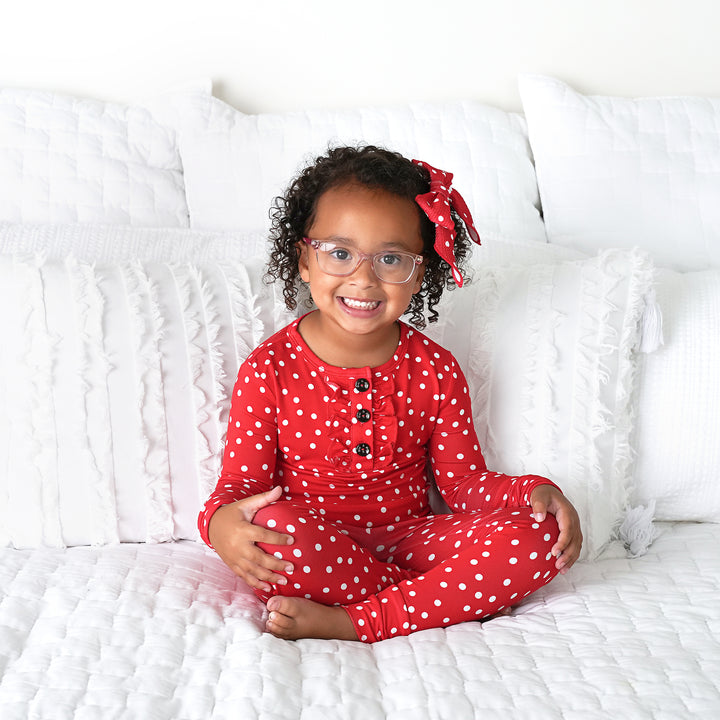 Ruby Dot RUFFLE TWO PIECE - Gigi and Max
