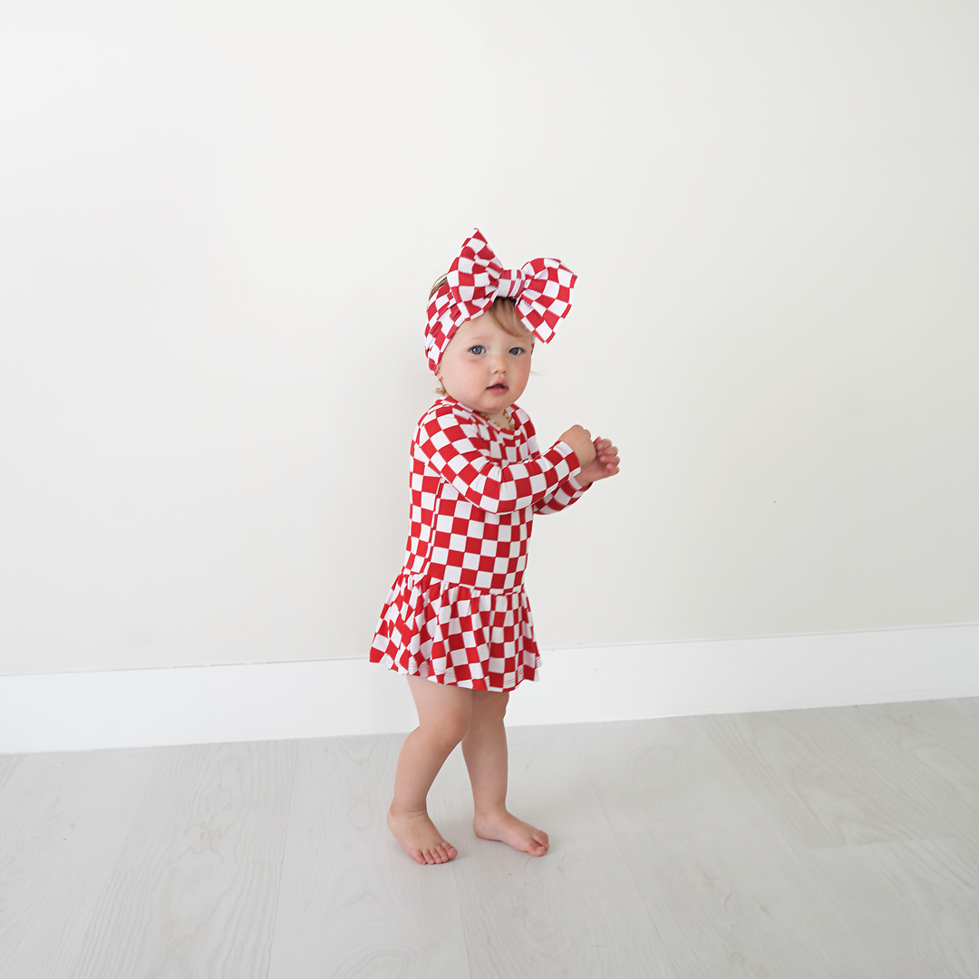 Beck Red Checks TUTU - Gigi and Max