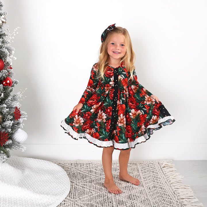 Gloria Floral BUTTON DRESS - Gigi and Max