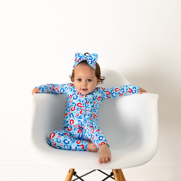 Kinsley Leopard RUFFLE ZIP - Gigi and Max