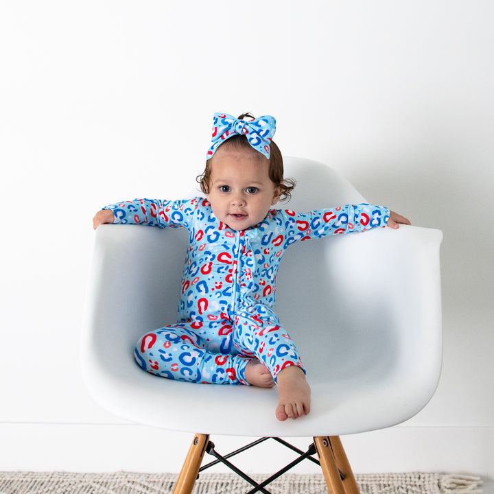 Kinsley Leopard RUFFLE ZIP - Gigi and Max