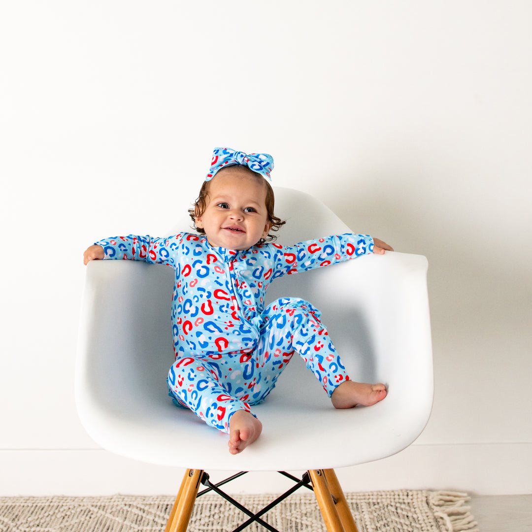 Kinsley Leopard RUFFLE ZIP - Gigi and Max