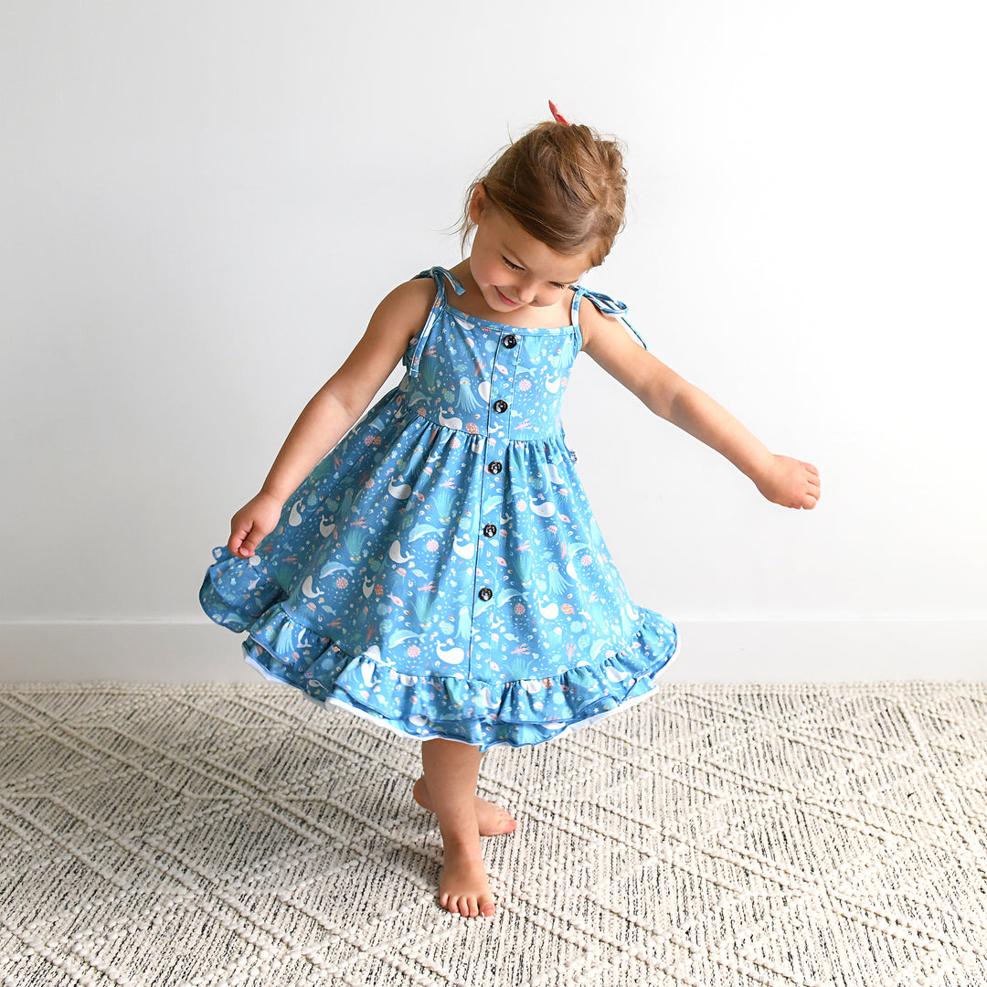 Bree TIE TWIRL DRESS - Gigi and Max