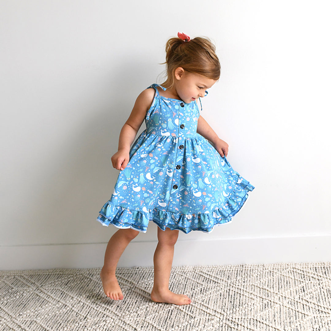Bree TIE TWIRL DRESS - Gigi and Max