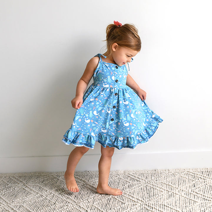 Bree TIE TWIRL DRESS - Gigi and Max