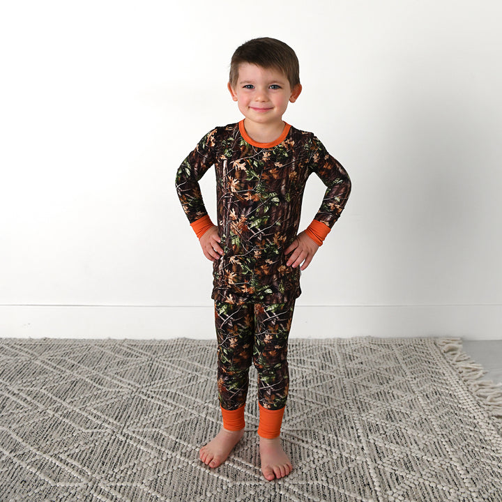 Hunter Camo TWO PIECE - NO BUTTON - Gigi and Max