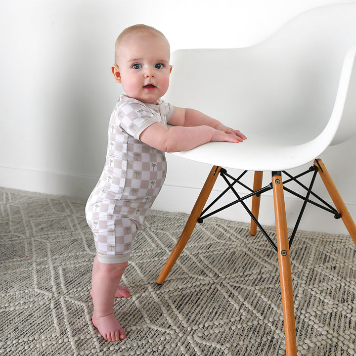 Beau Palm Tree SHORTY ZIP - Gigi and Max