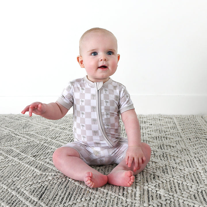 Beau Palm Tree SHORTY ZIP - Gigi and Max