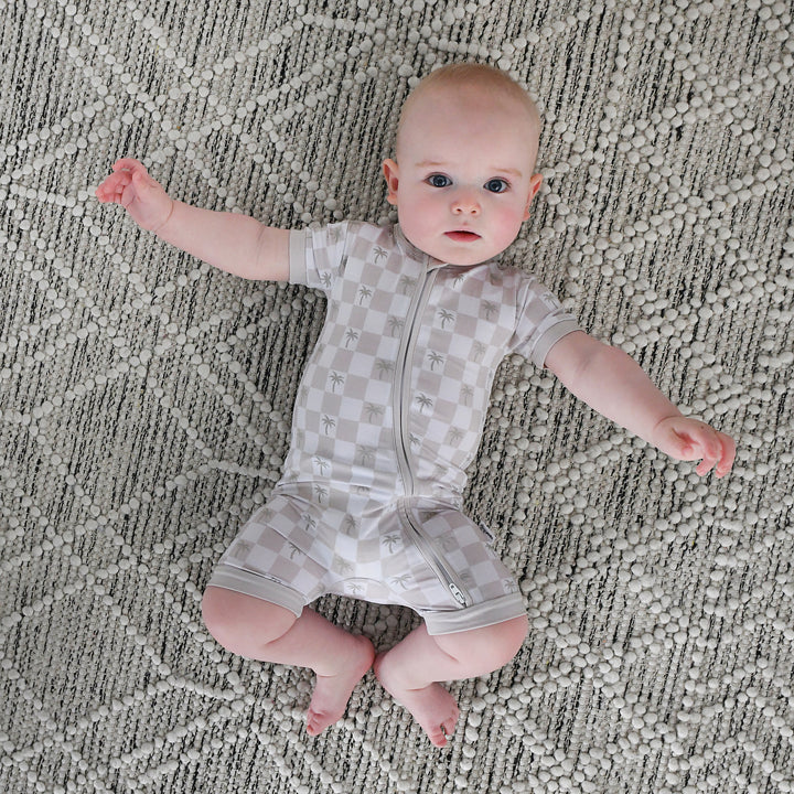 Beau Palm Tree SHORTY ZIP - Gigi and Max