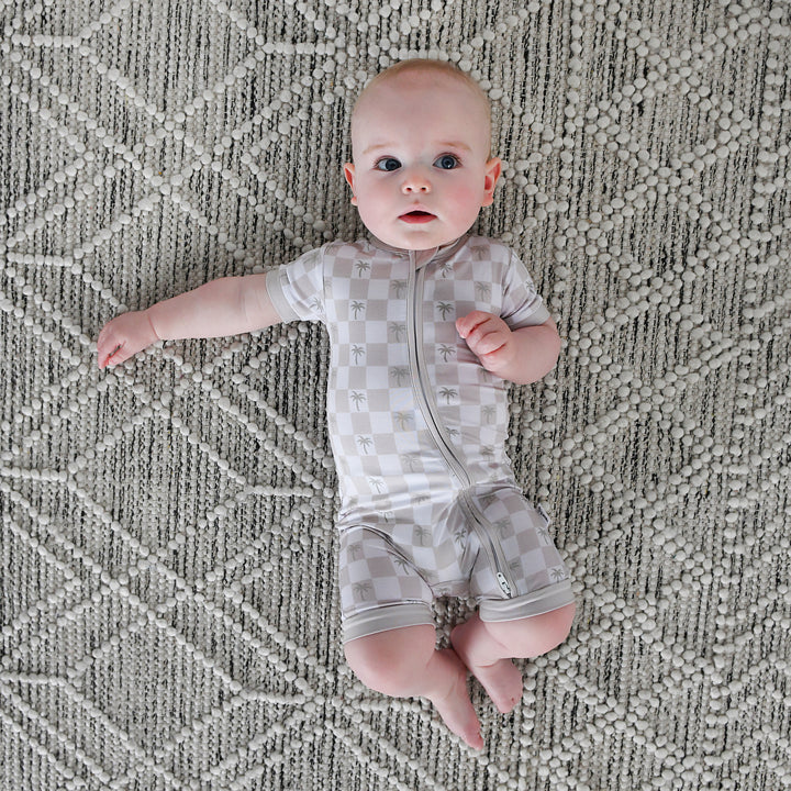 Beau Palm Tree SHORTY ZIP - Gigi and Max