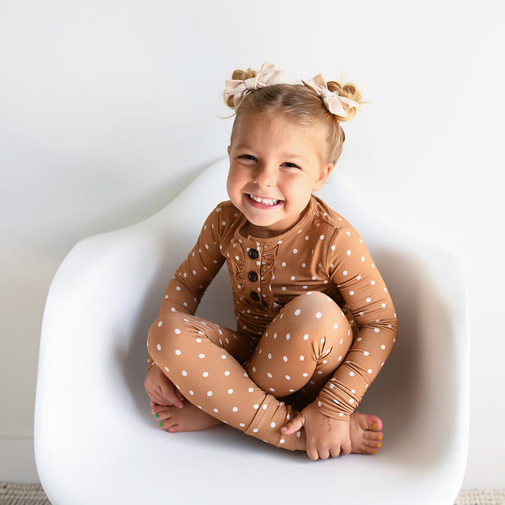 Maple Dot RUFFLE TWO PIECE - Gigi and Max