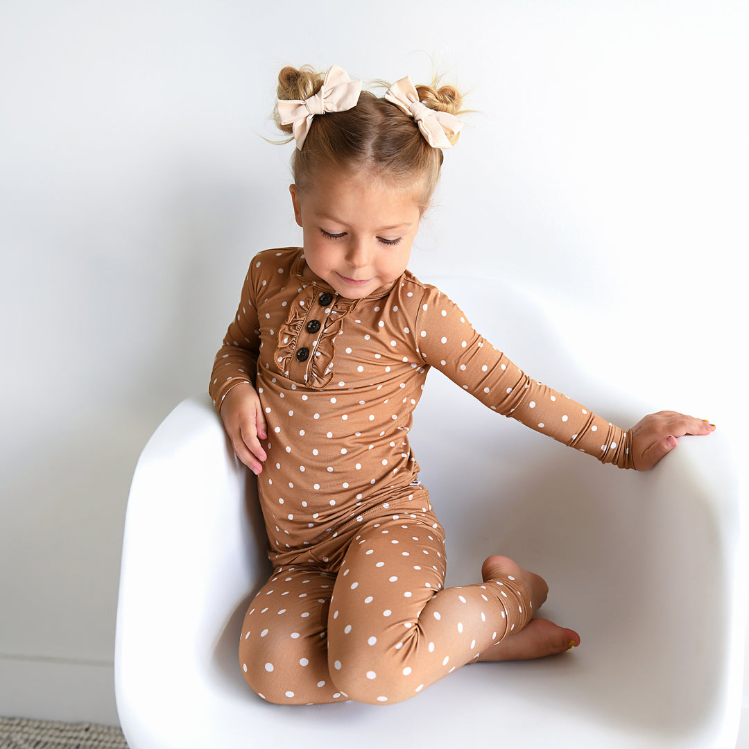 Maple Dot RUFFLE TWO PIECE - Gigi and Max