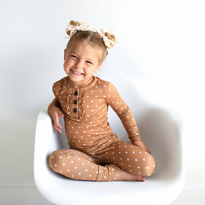 Maple Dot RUFFLE TWO PIECE - Gigi and Max