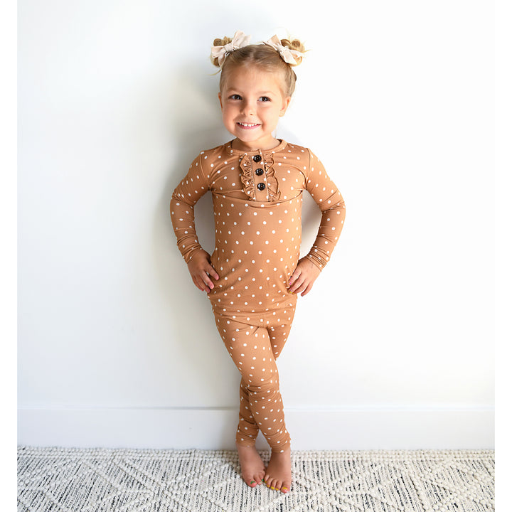 Maple Dot RUFFLE TWO PIECE - Gigi and Max