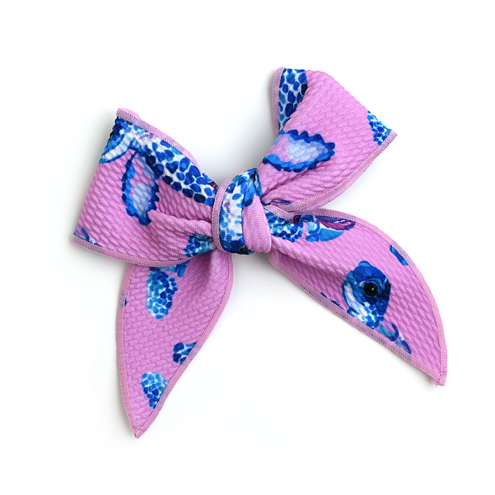 Waverly Sea Turtles CLIP BOW - Gigi and Max