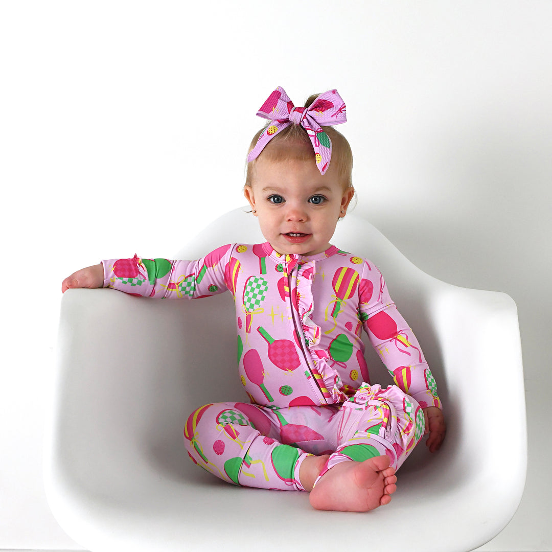 Poppy Pickleball RUFFLE ZIP - Gigi and Max