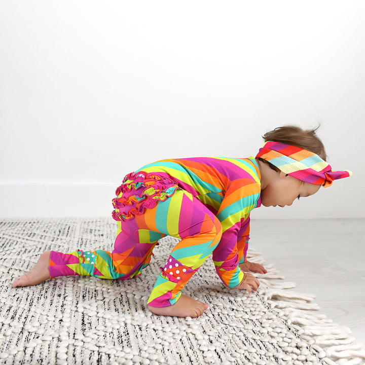 Amanda Stripe RUFFLE ZIP - Gigi and Max