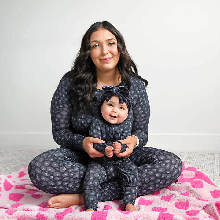 Ash Black Leopard RUFFLE ZIP - Gigi and Max