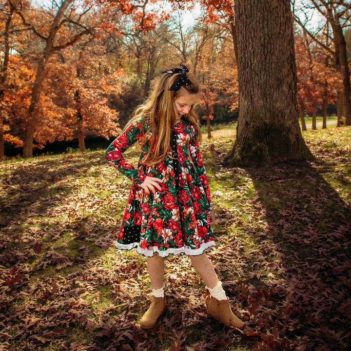 Gloria Floral BUTTON DRESS - Gigi and Max