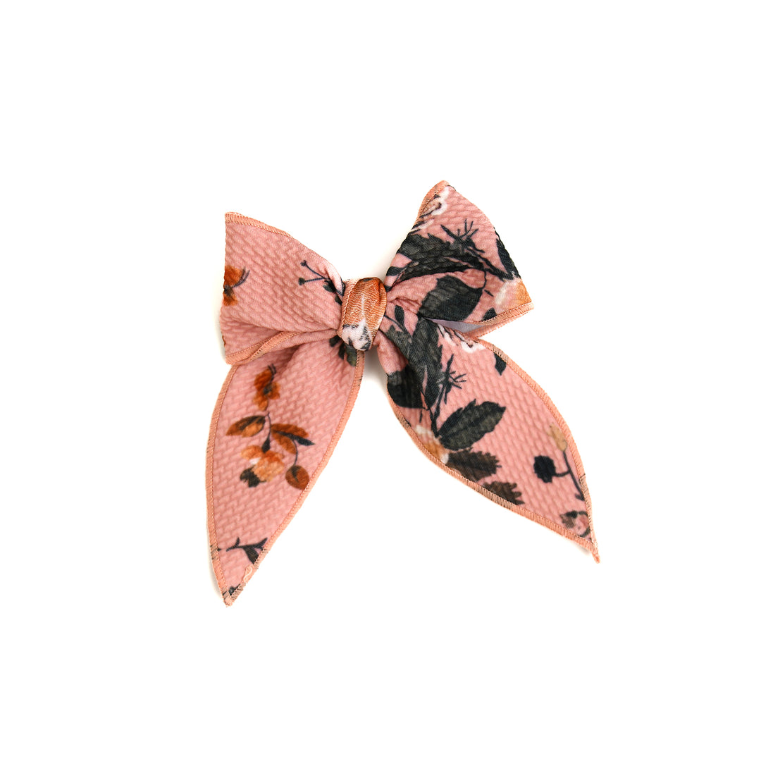 Flora Light Pink CLIP BOW - Gigi and Max