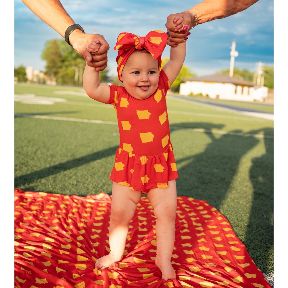 Iowa Cardinal & Gold TUTU - Gigi and Max