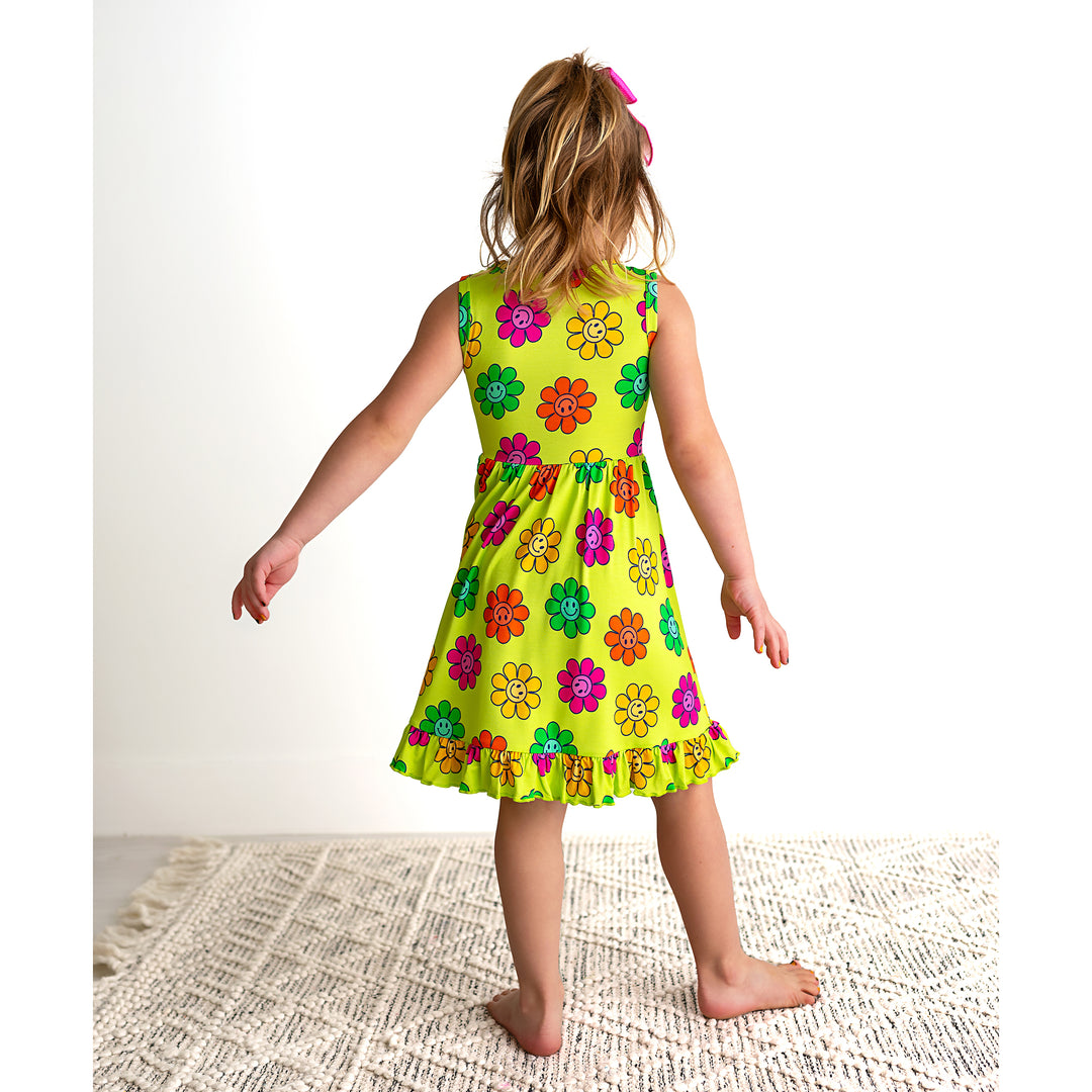 Ashleigh Smiley TANK RUFFLE TWIRL DRESS - Gigi and Max