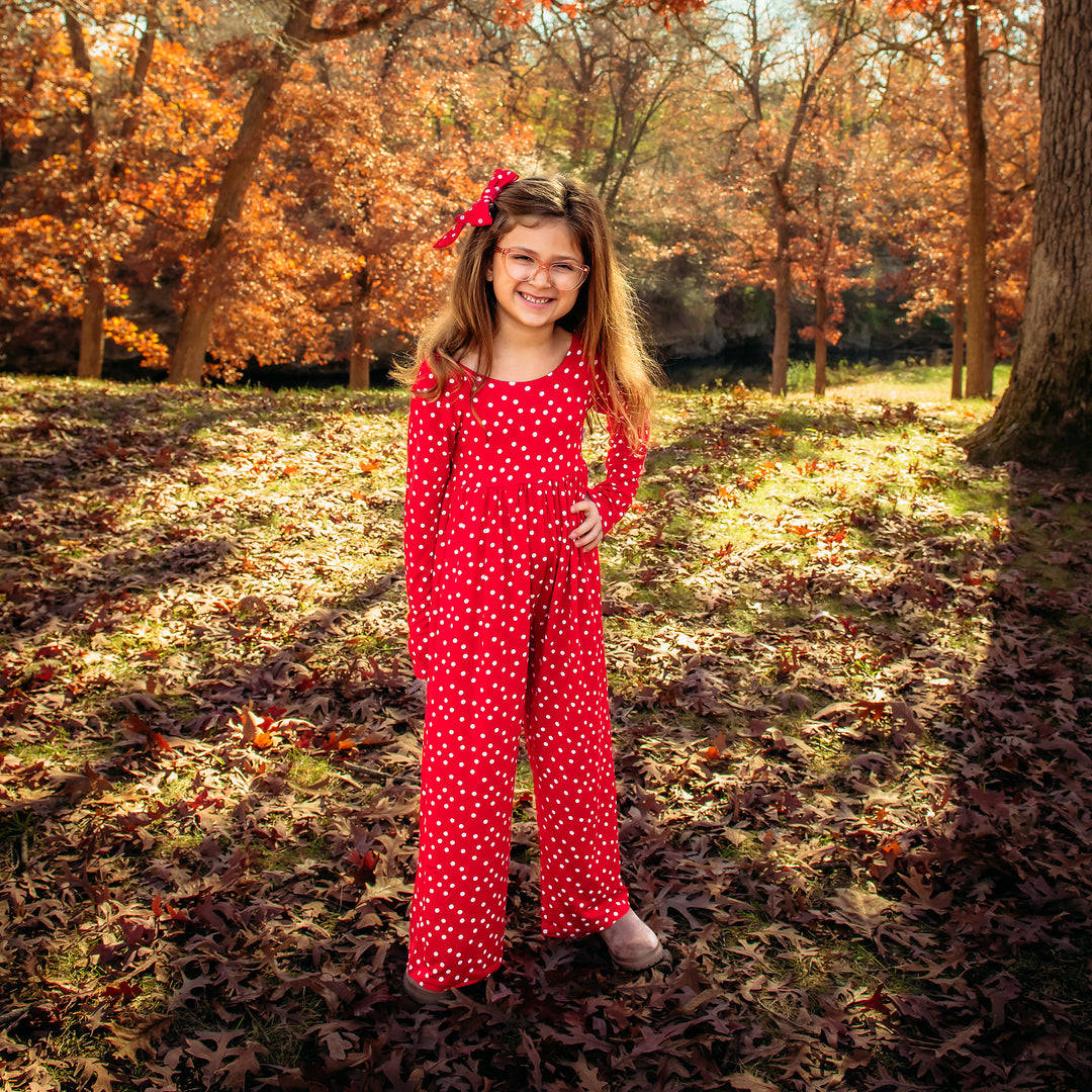 Ruby Dot ROMPER - Gigi and Max