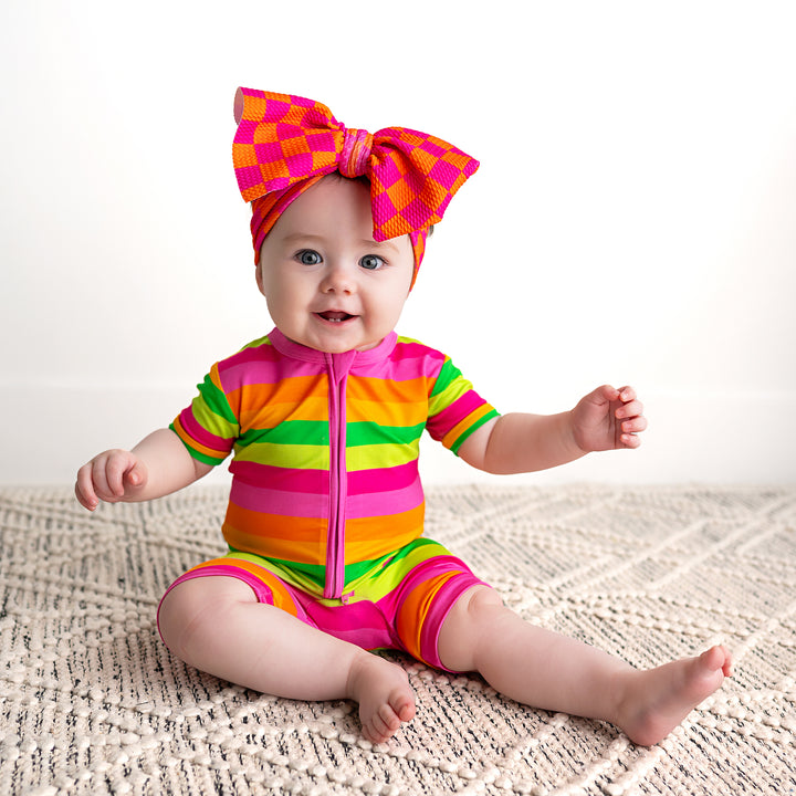 Stephanie Stripe SHORTY ZIP - Gigi and Max