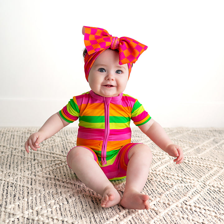 Stephanie Stripe SHORTY ZIP - Gigi and Max