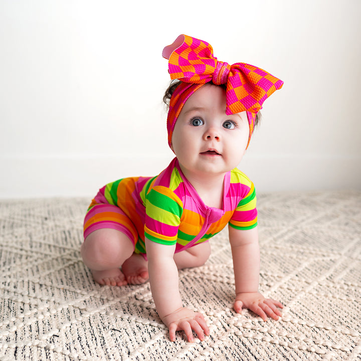 Stephanie Stripe SHORTY ZIP - Gigi and Max