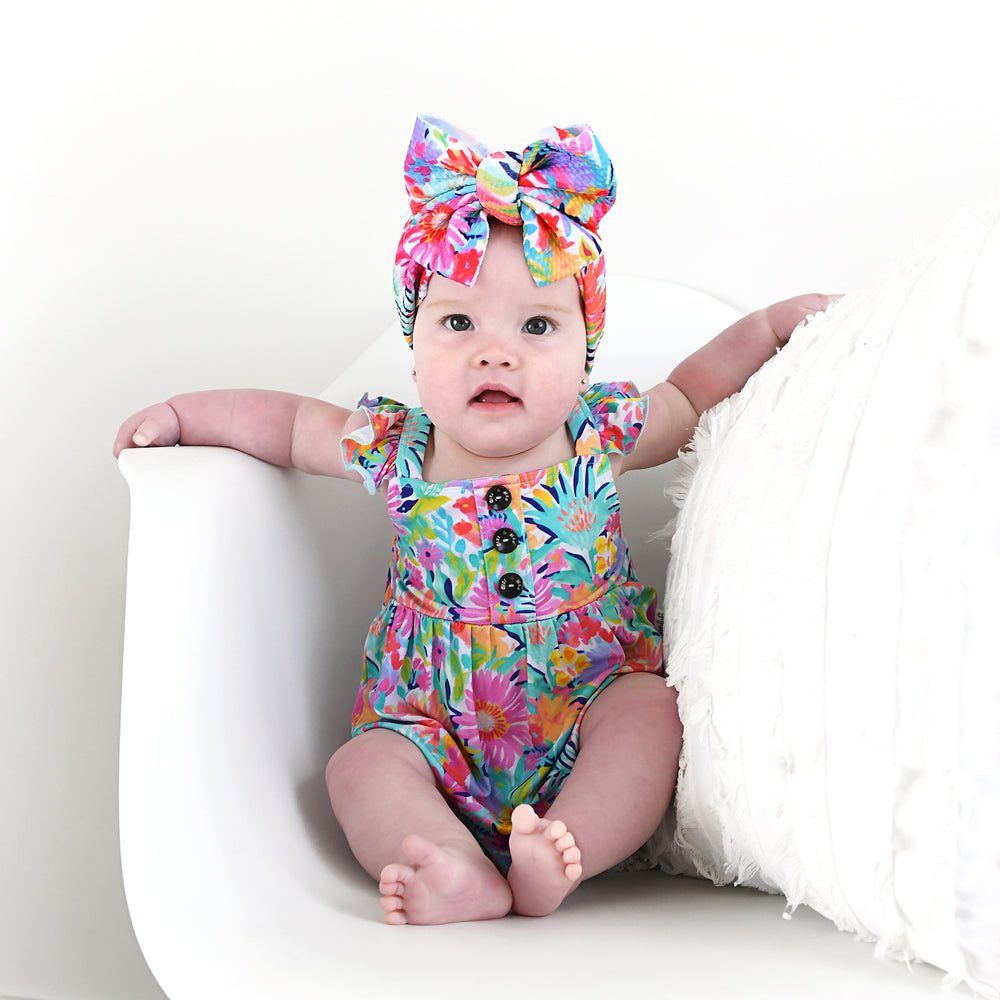 Megan Floral BUTTON BUBBLE - Gigi and Max