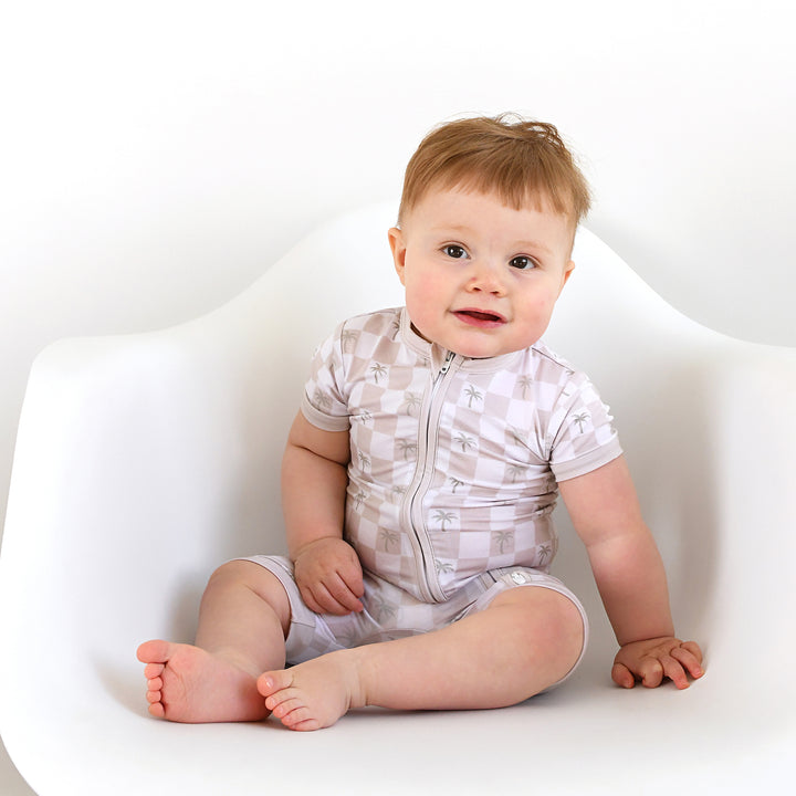 Beau Palm Tree SHORTY ZIP - Gigi and Max