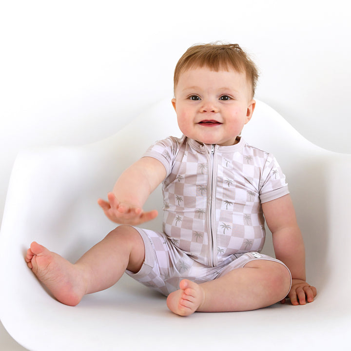 Beau Palm Tree SHORTY ZIP - Gigi and Max