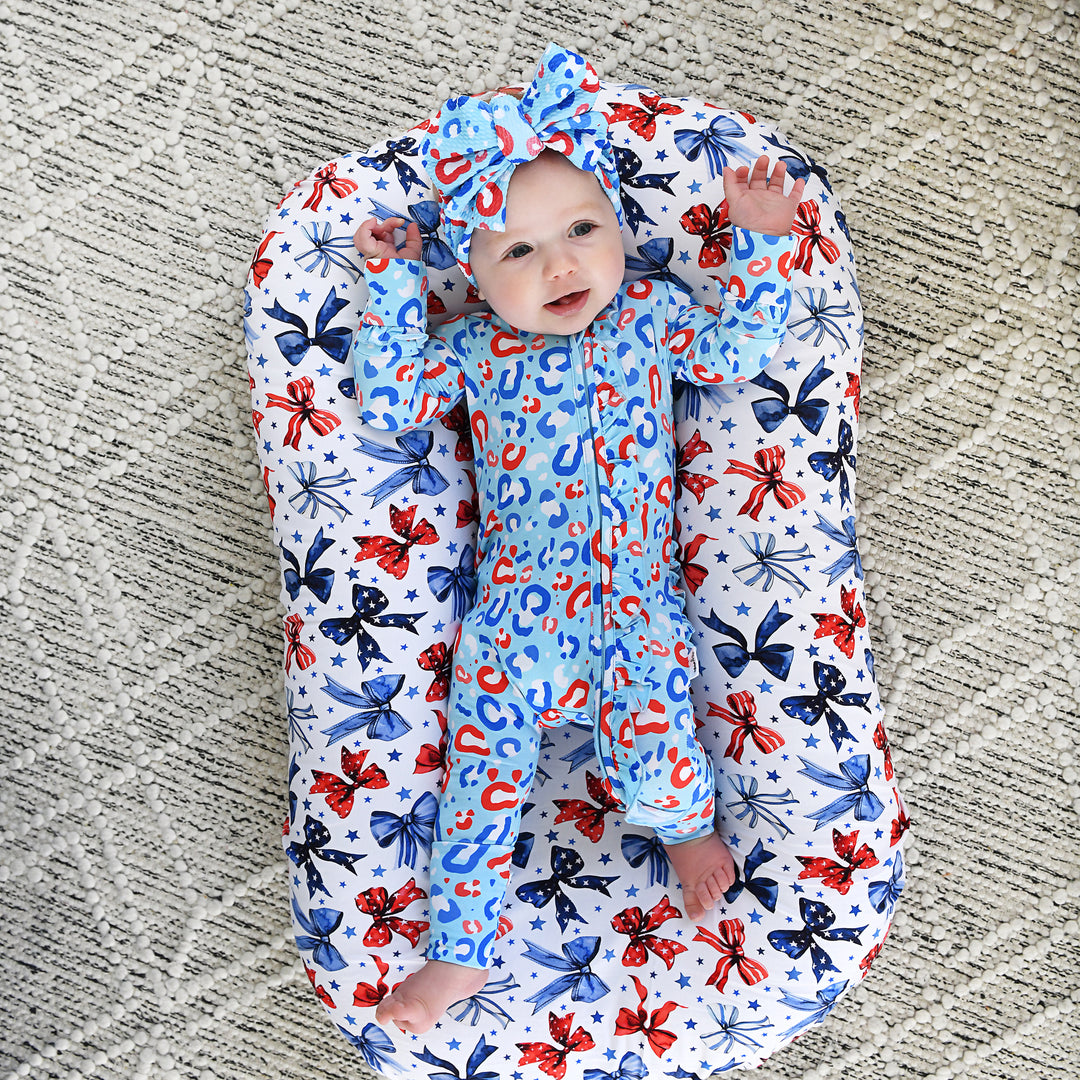 Kinsley Leopard RUFFLE ZIP - Gigi and Max