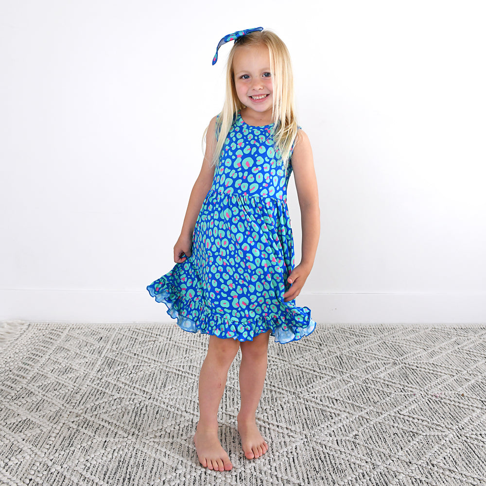 Miley Leopard TANK TWIRL DRESS - Gigi and Max