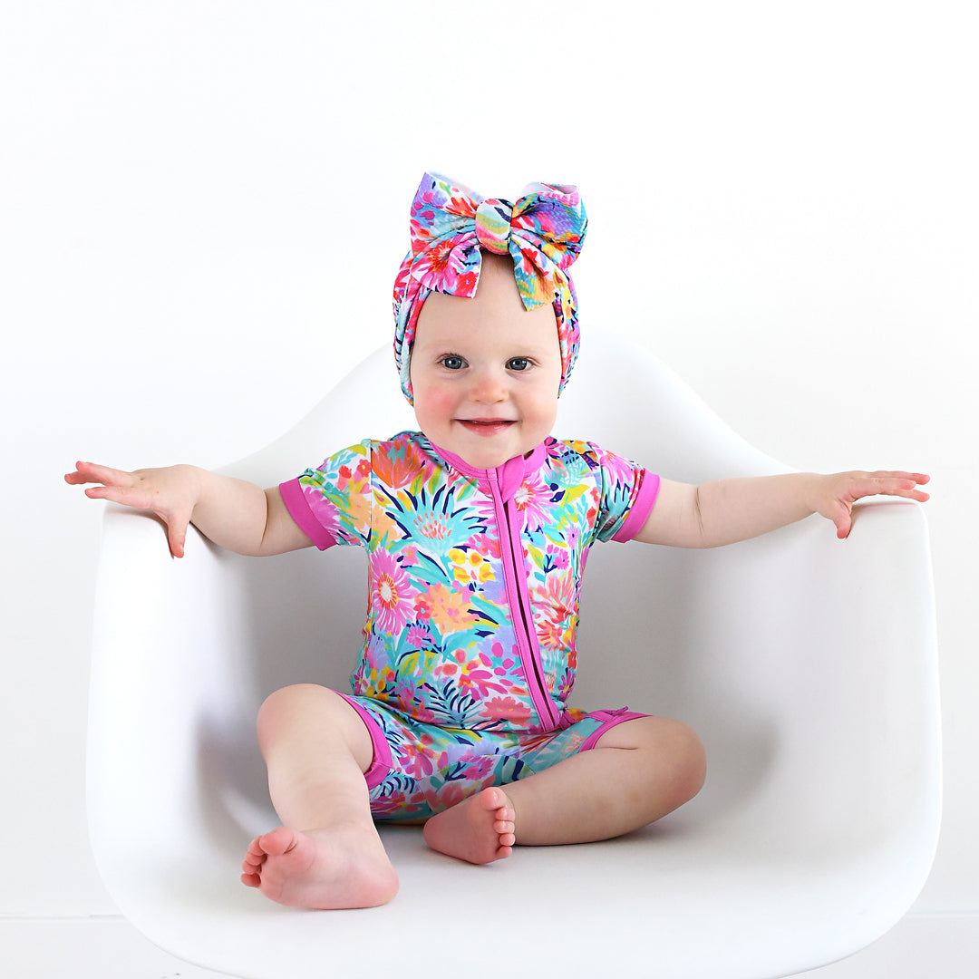 Megan Floral SHORTY ZIP - Gigi and Max