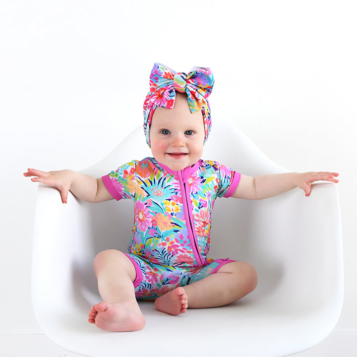 Megan Floral SHORTY ZIP - Gigi and Max