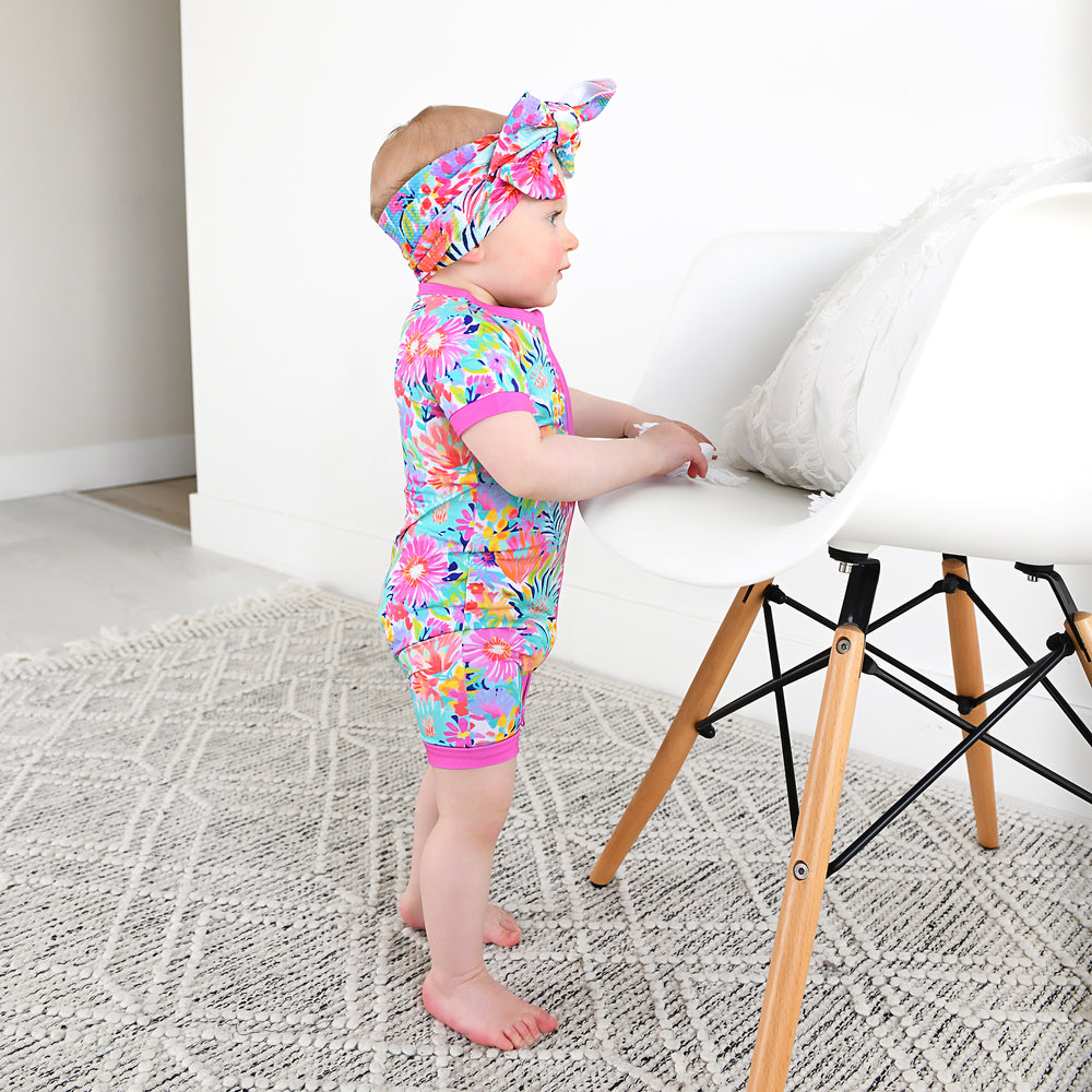 Megan Floral SHORTY ZIP - Gigi and Max