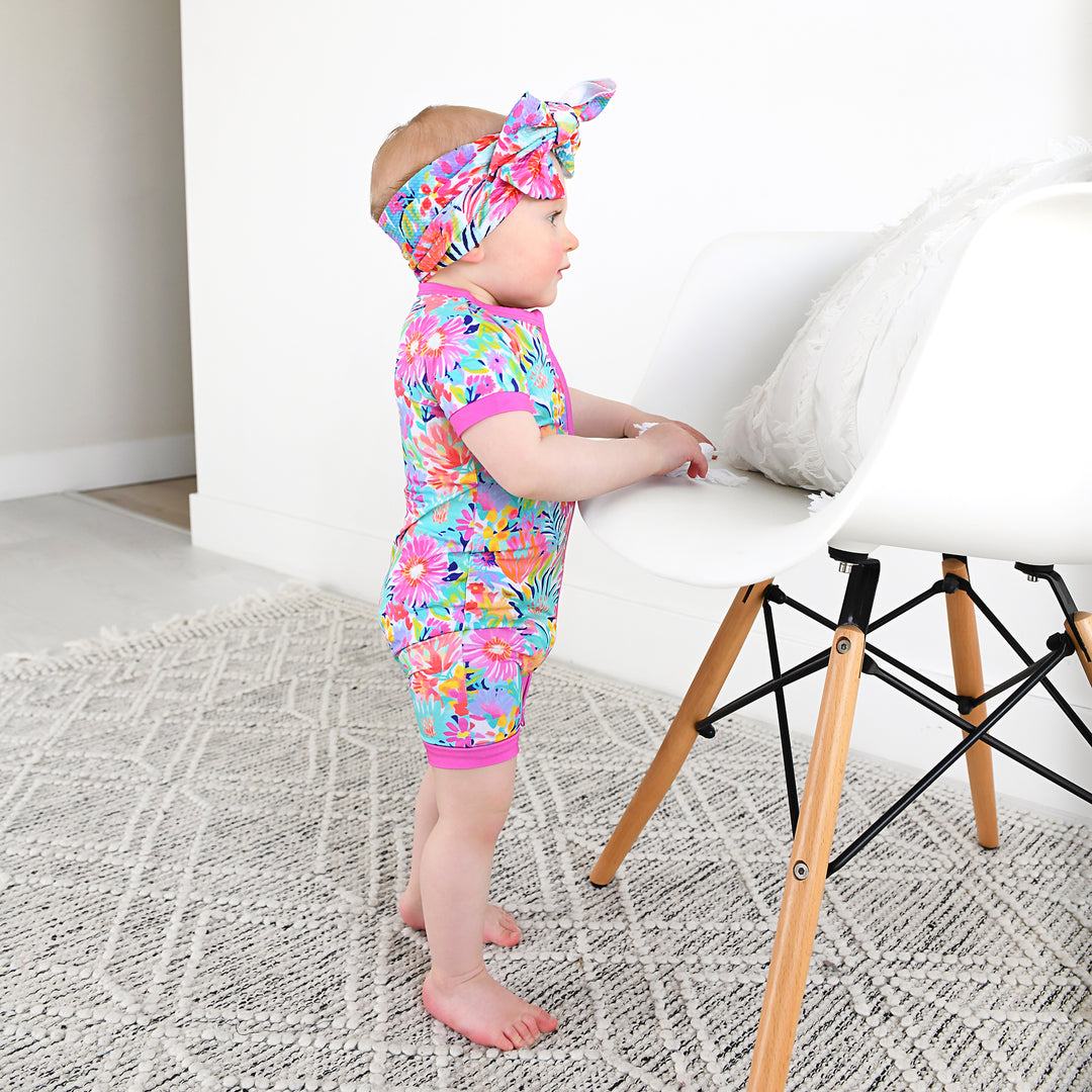 Megan Floral SHORTY ZIP - Gigi and Max