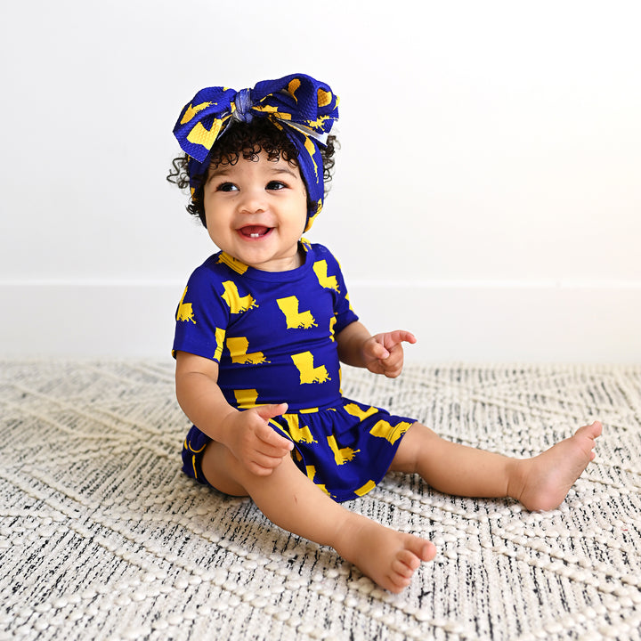 Louisiana Purple & Gold TUTU - Gigi and Max